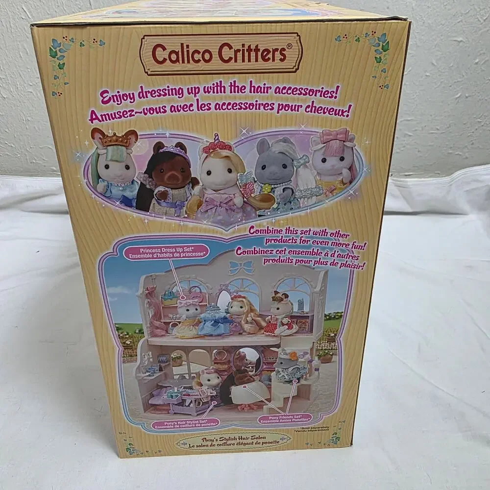 NEW Calico Critters Pony's Stylish Salon Sally Pony - Picture 6 of 10